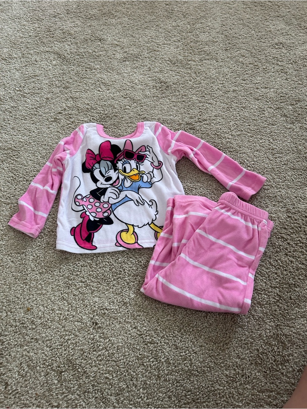 Disney 2T Minnie Mouse & Daisy Duck Pajama Set
